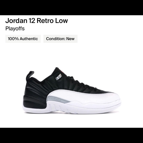 Jordan low 12s Grays and Playoffs! - Picture 2 of 8